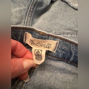 Madewell High Rise Denim Mod Length Shorts Size 27